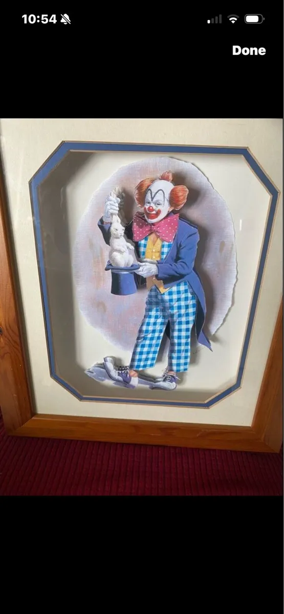 3 D Clown picture- Rabbit out of Hat - Image 3