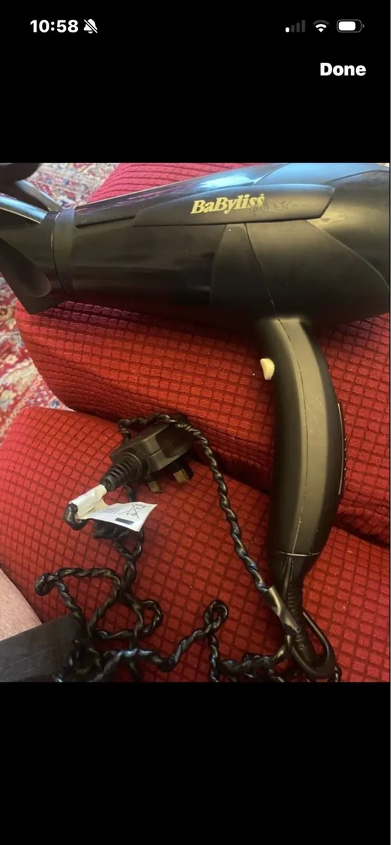 Babyliss 1900 Watt Hair Dryer - Image 1