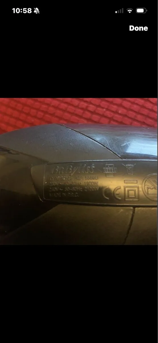 Babyliss 1900 Watt Hair Dryer - Image 3