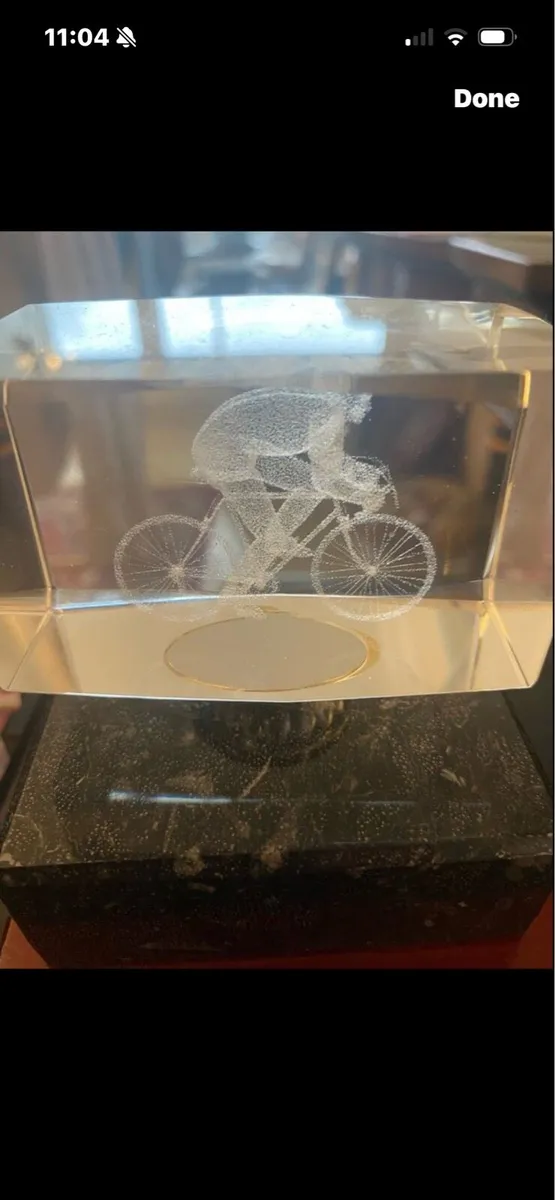 3D Laser Engraved Cycling Display/ Prize - Image 2