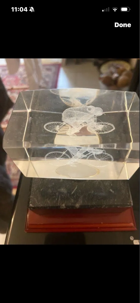 3D Laser Engraved Cycling Display/ Prize - Image 3