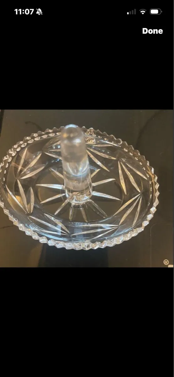 Vintage Galway Crystal Ring Dish - Image 2