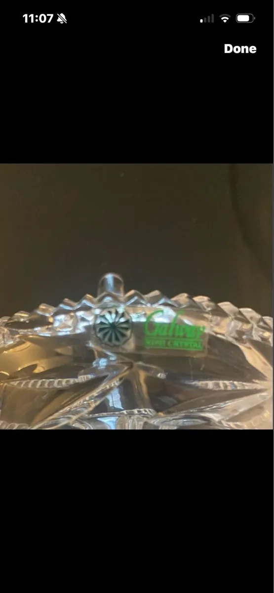 Vintage Galway Crystal Ring Dish - Image 3