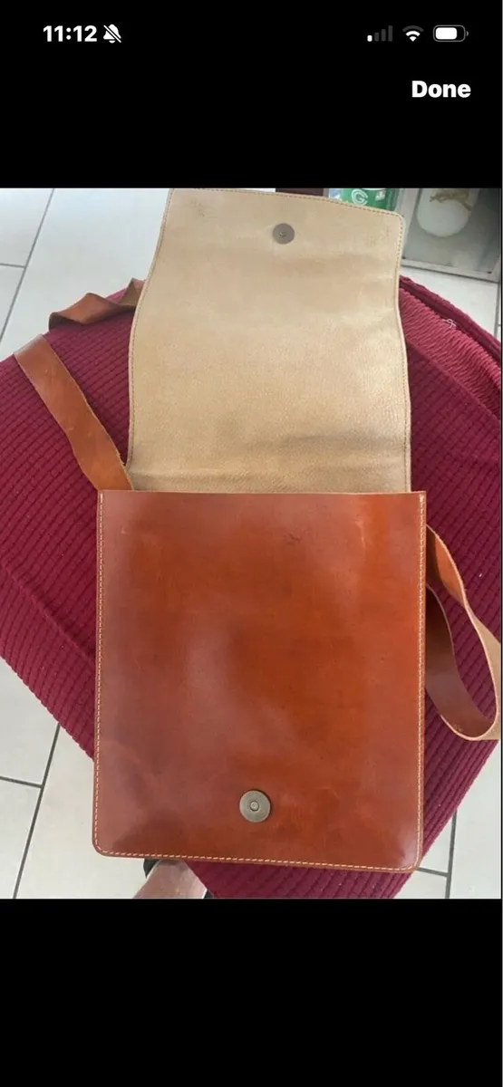 Leather Shoulder Bag - Image 1