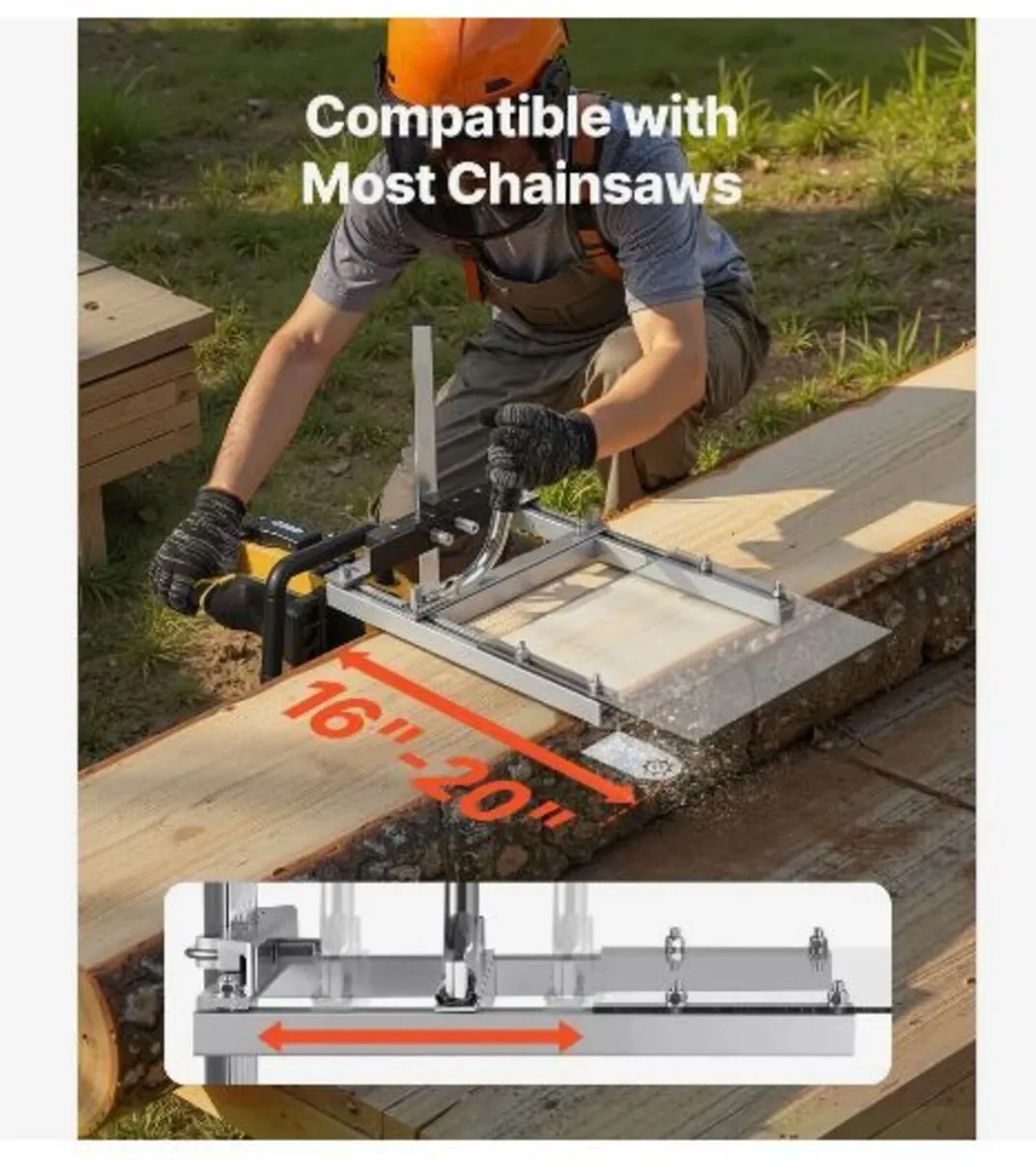 Chainsaw Mill, Portable Sawmill Fits 41-51 cm - Image 3