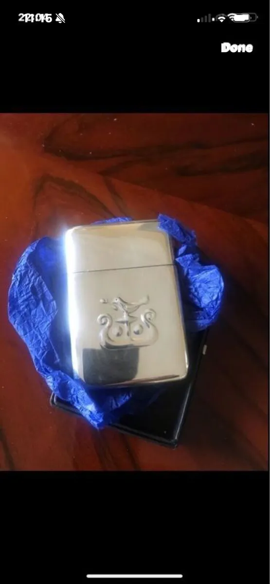 Silver Business Card Holder - Image 1