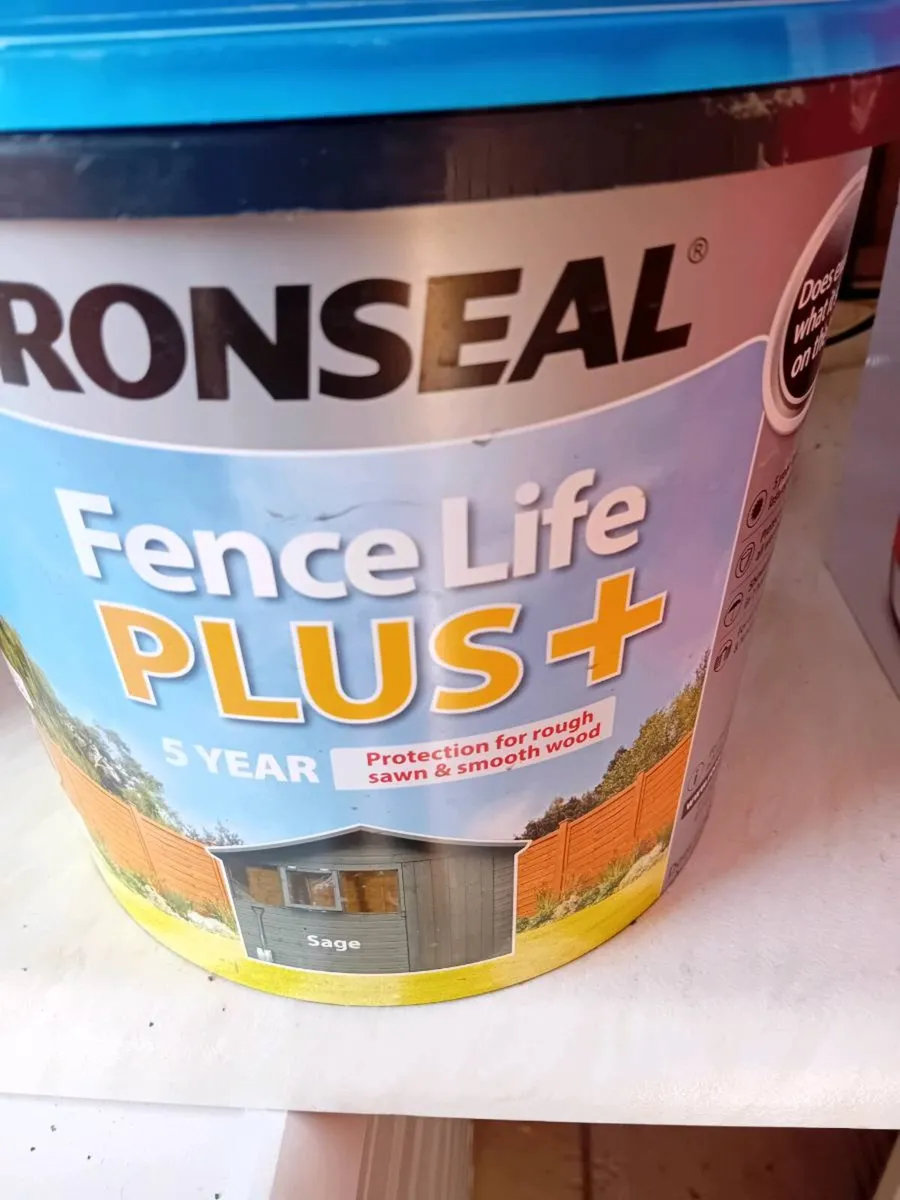 RONSEAL FENCE LIFE PLUS   need gone asap - Image 2