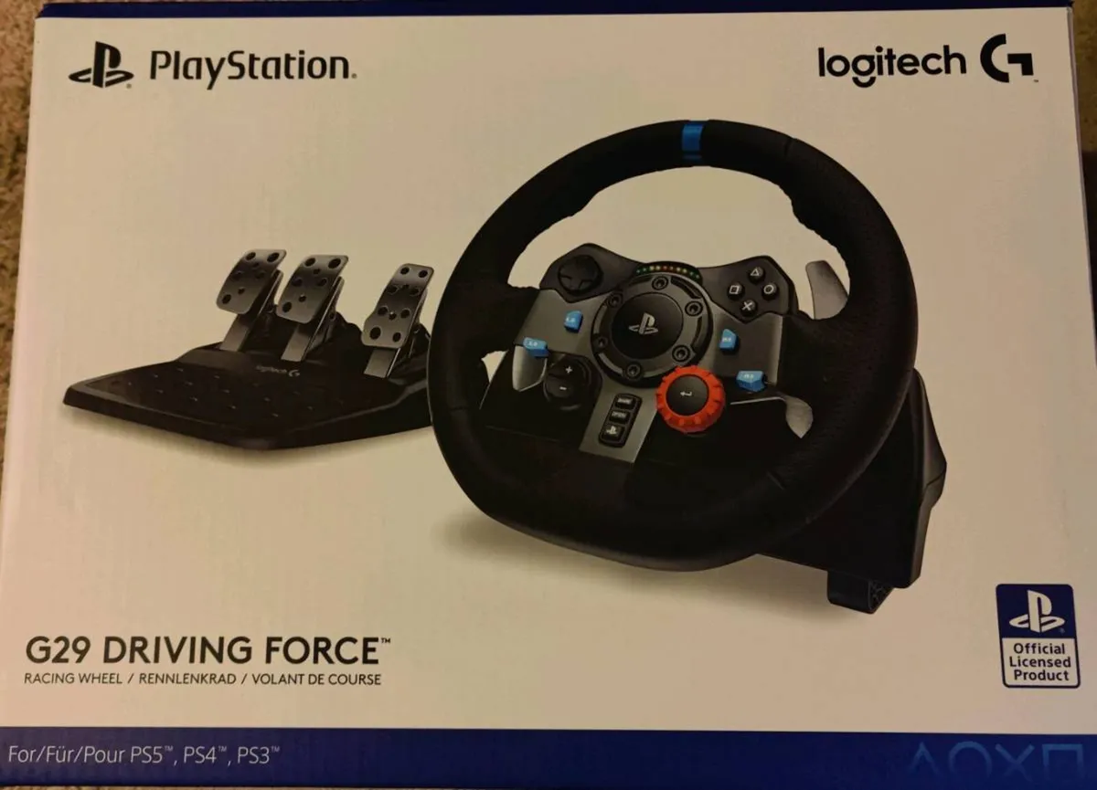 Logitech G29 Driving Force + Shifter – PS5/PS4/PC - Image 3
