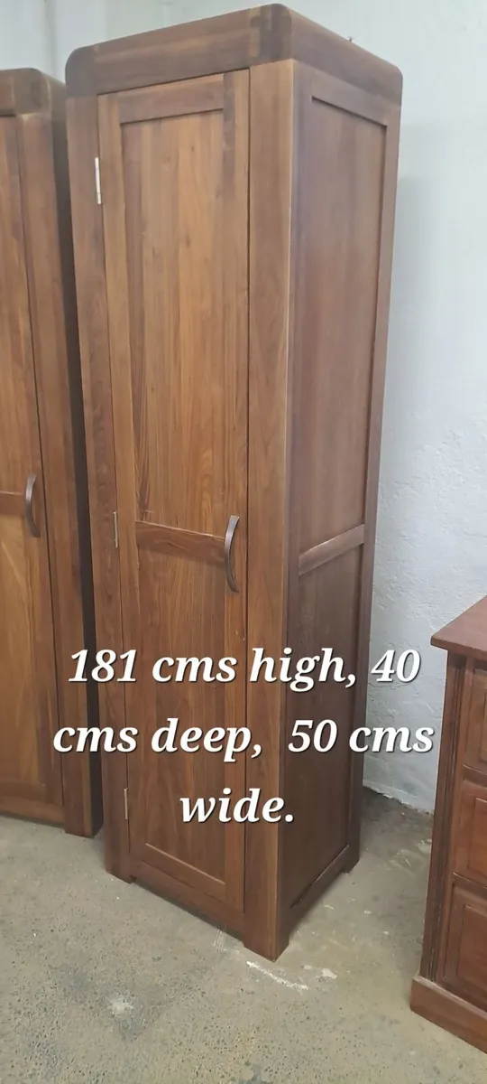 Mahogany shoe press, cupboard - Image 2