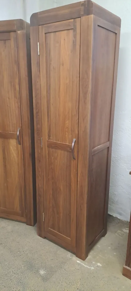 Mahogany shoe press, cupboard - Image 3