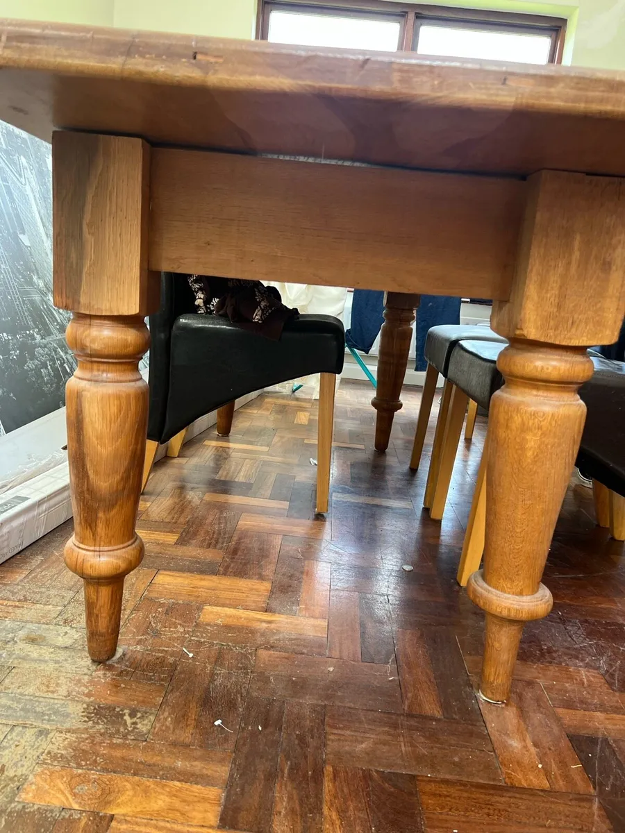 Handcrafted solid wood table - Image 3