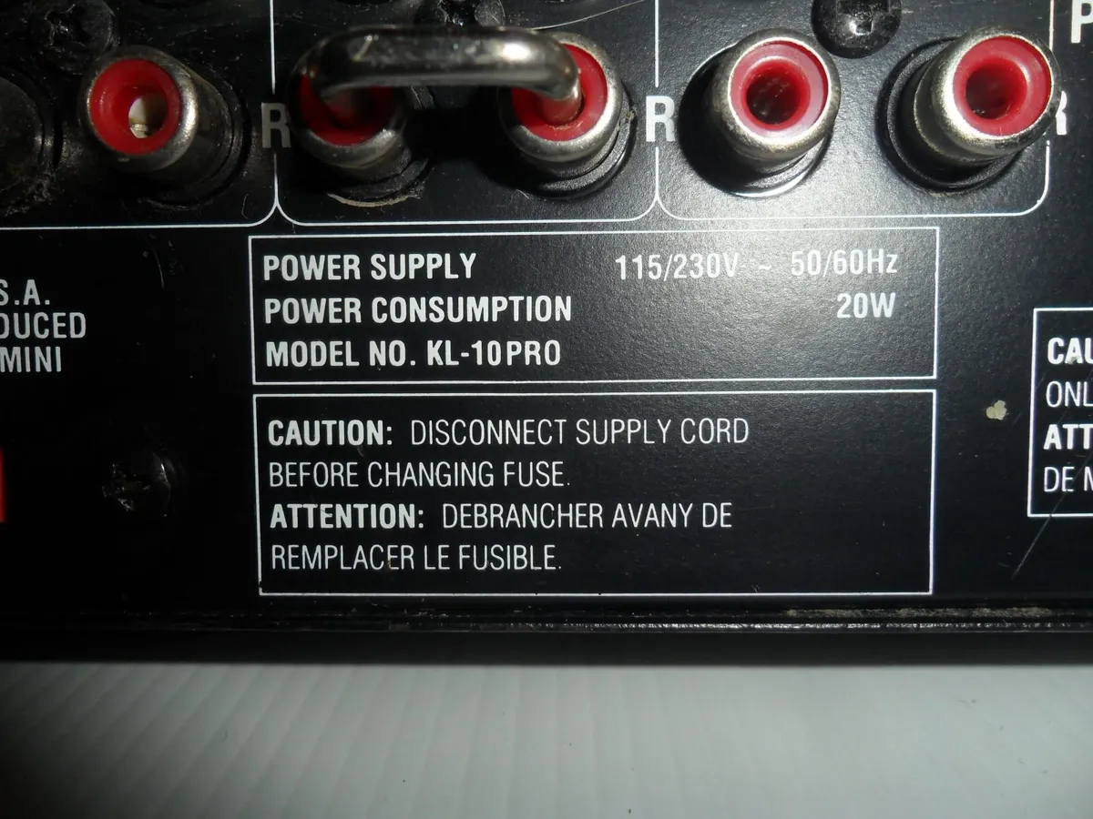 gemini KL-10 mixer - Image 3