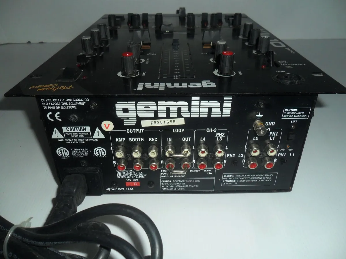 gemini KL-10 mixer - Image 2