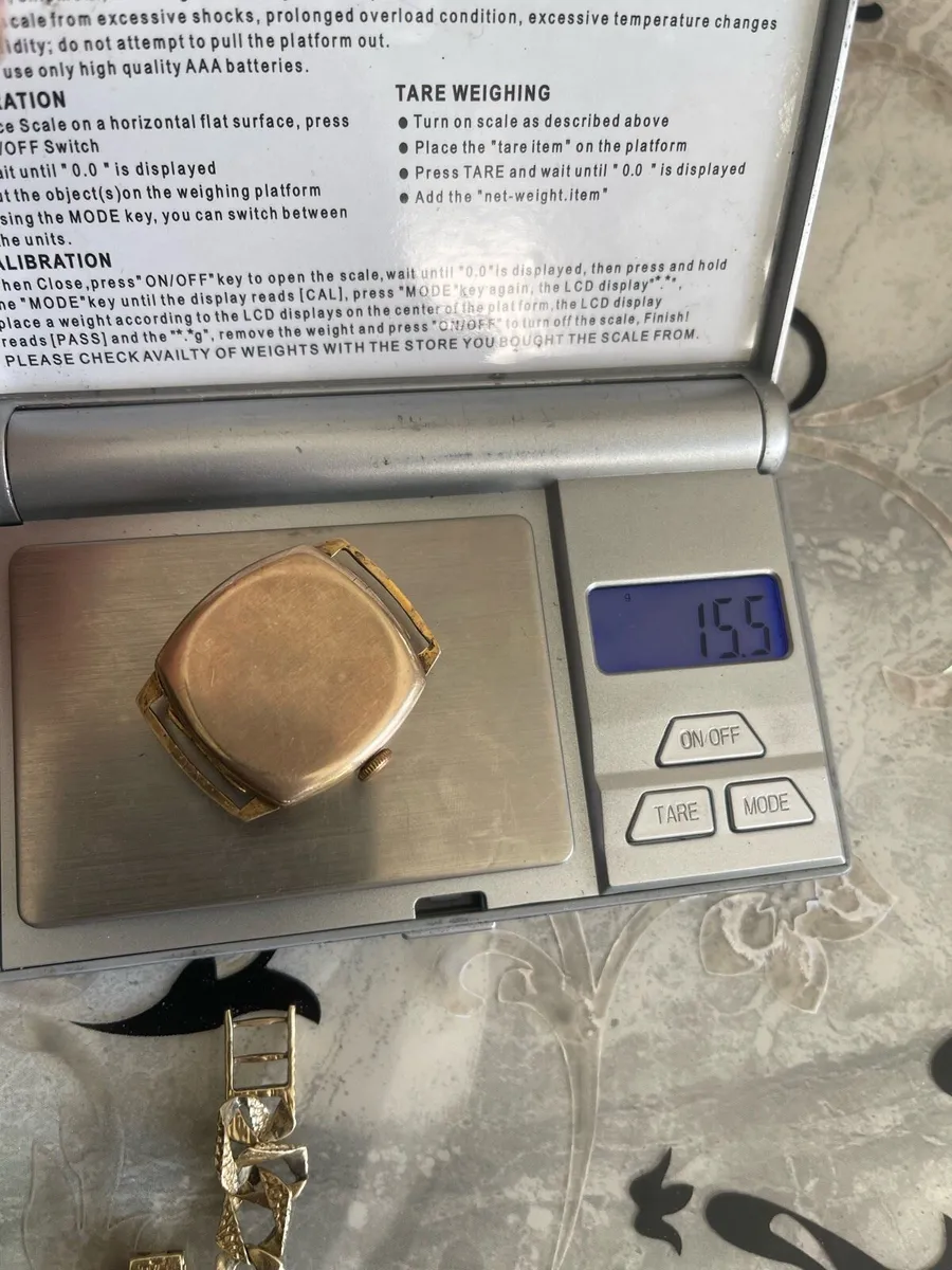 9ct gold watch - Image 2