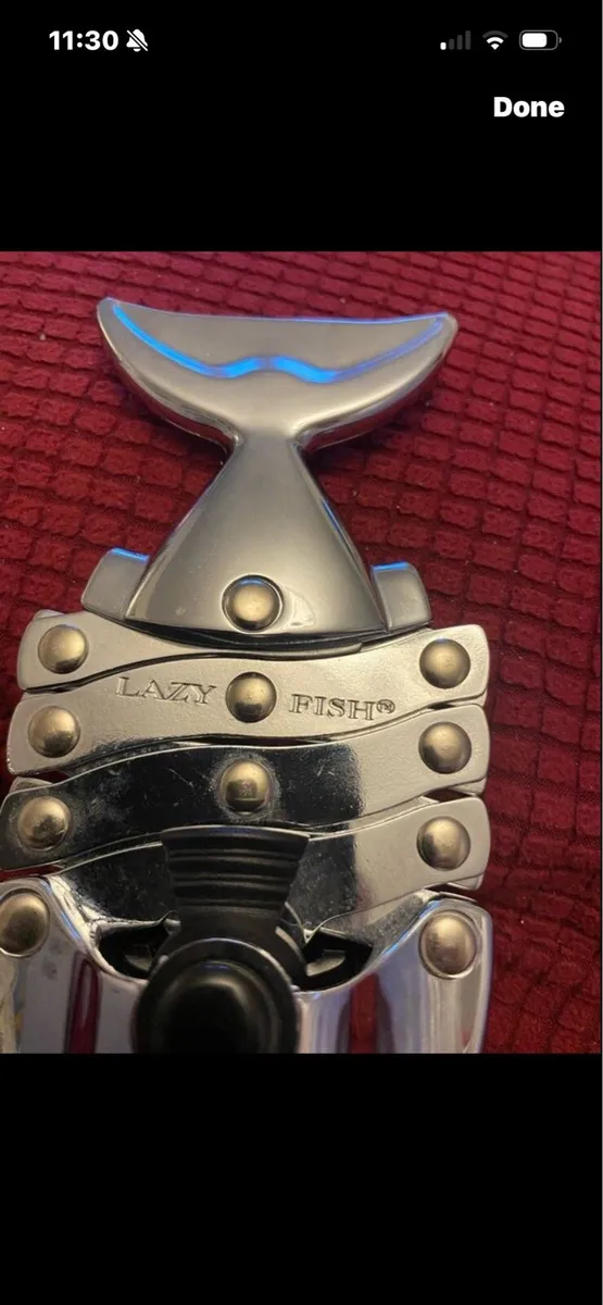 Vintage ‘The Lazy Fish’ Corkscrew - Image 4