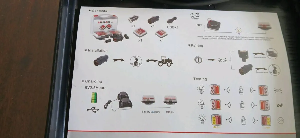 Wireless trailer light kit - Image 4