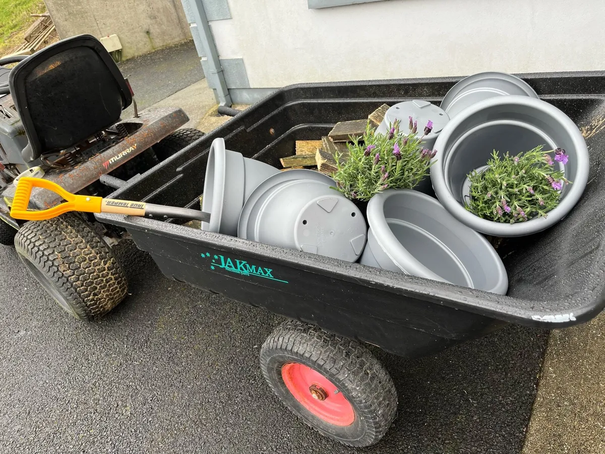 Garden trailer and tractor - Image 4