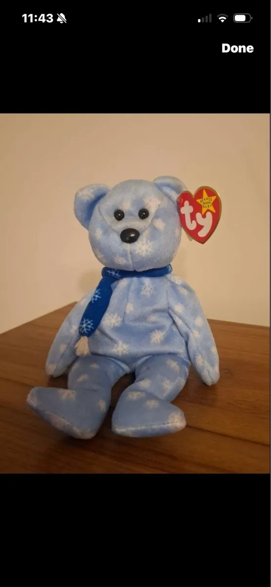 Rare & Retired Beanie Baby With Errors- Holiday - Image 1