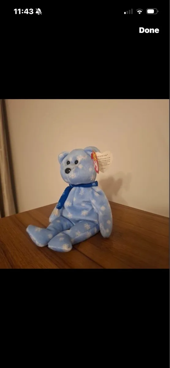 Rare & Retired Beanie Baby With Errors- Holiday - Image 2