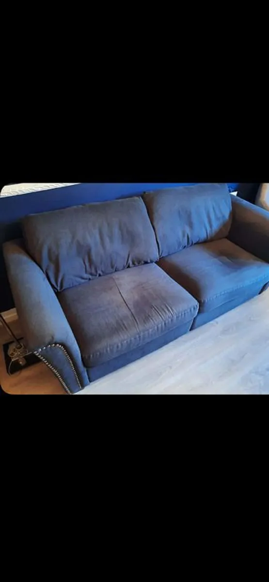 3 seater sofa 1 arm chair - Image 1