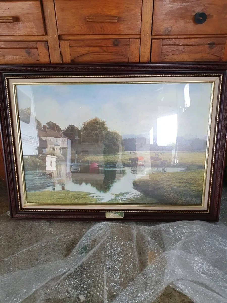 90 x 65 Framed Picture - Image 1