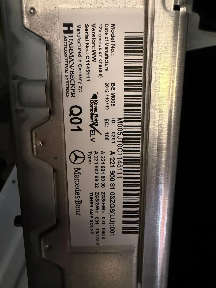 Harmon /Kardon Mercedes S Class Amp repaired. - Image 1