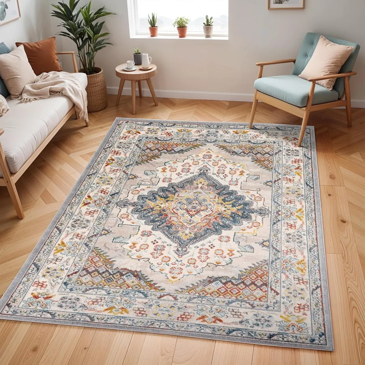 Casablanca Vintage Rug - Area Rugs Living Room - Image 1
