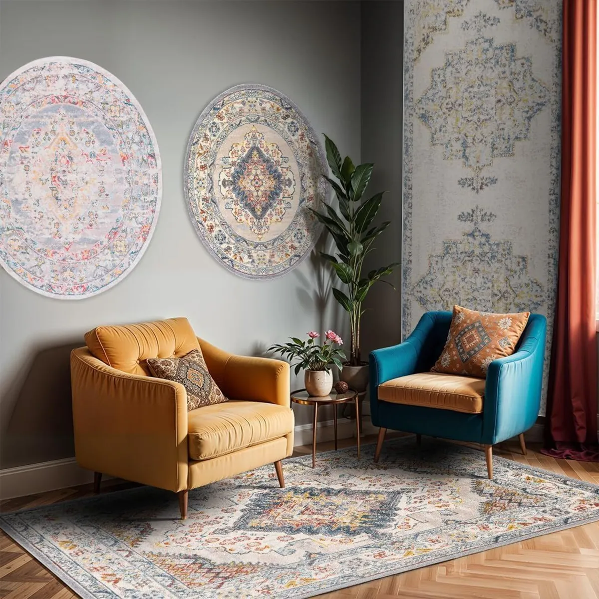 Casablanca Vintage Rug - Area Rugs Living Room - Image 2