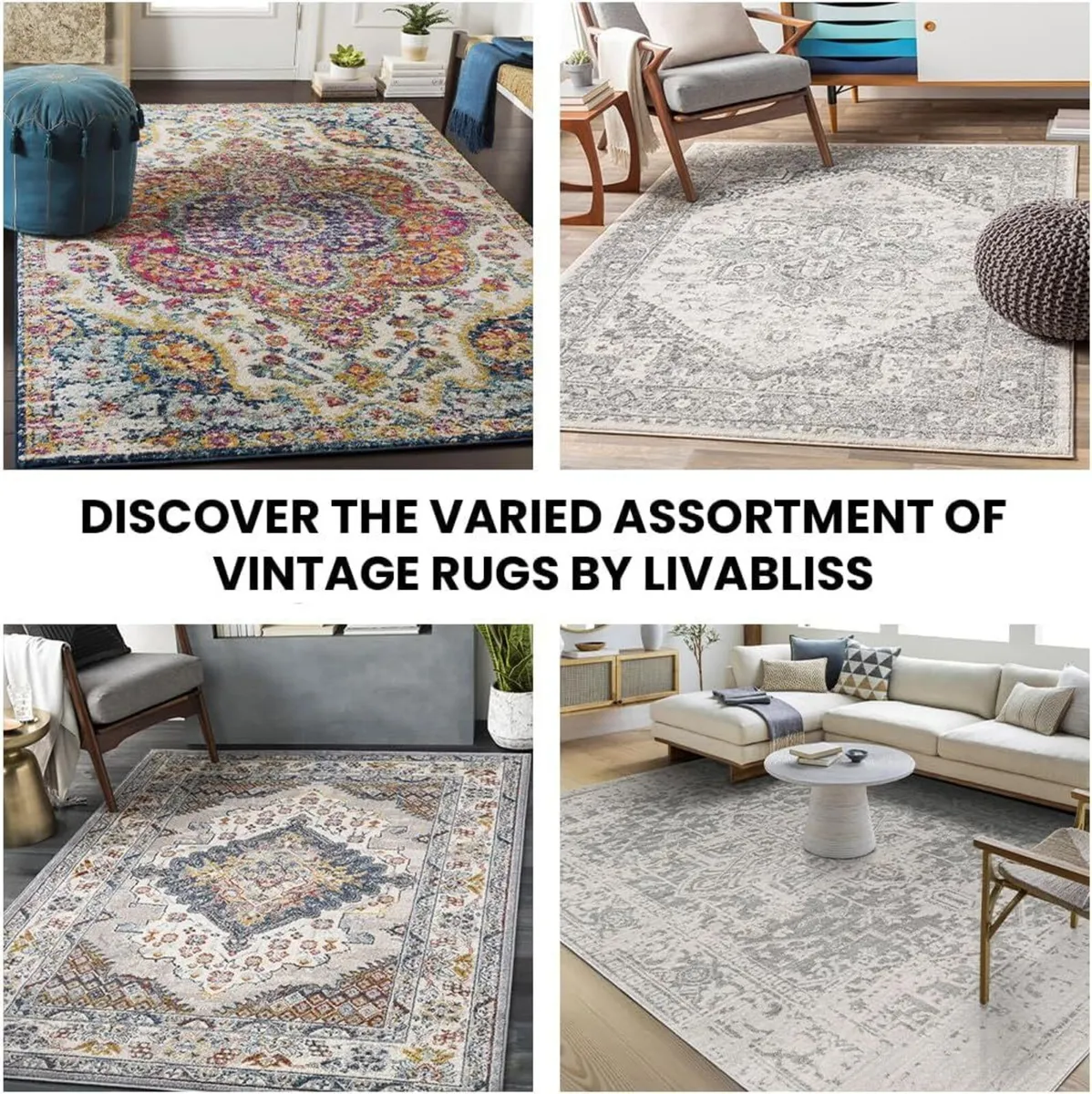 Casablanca Vintage Rug - Area Rugs Living Room - Image 3