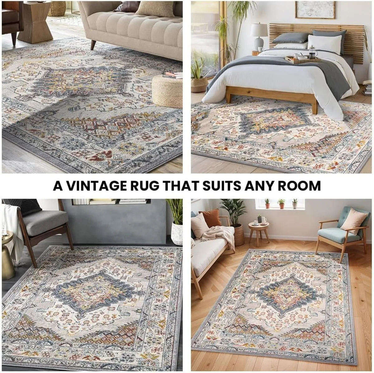 Casablanca Vintage Rug - Area Rugs Living Room - Image 4