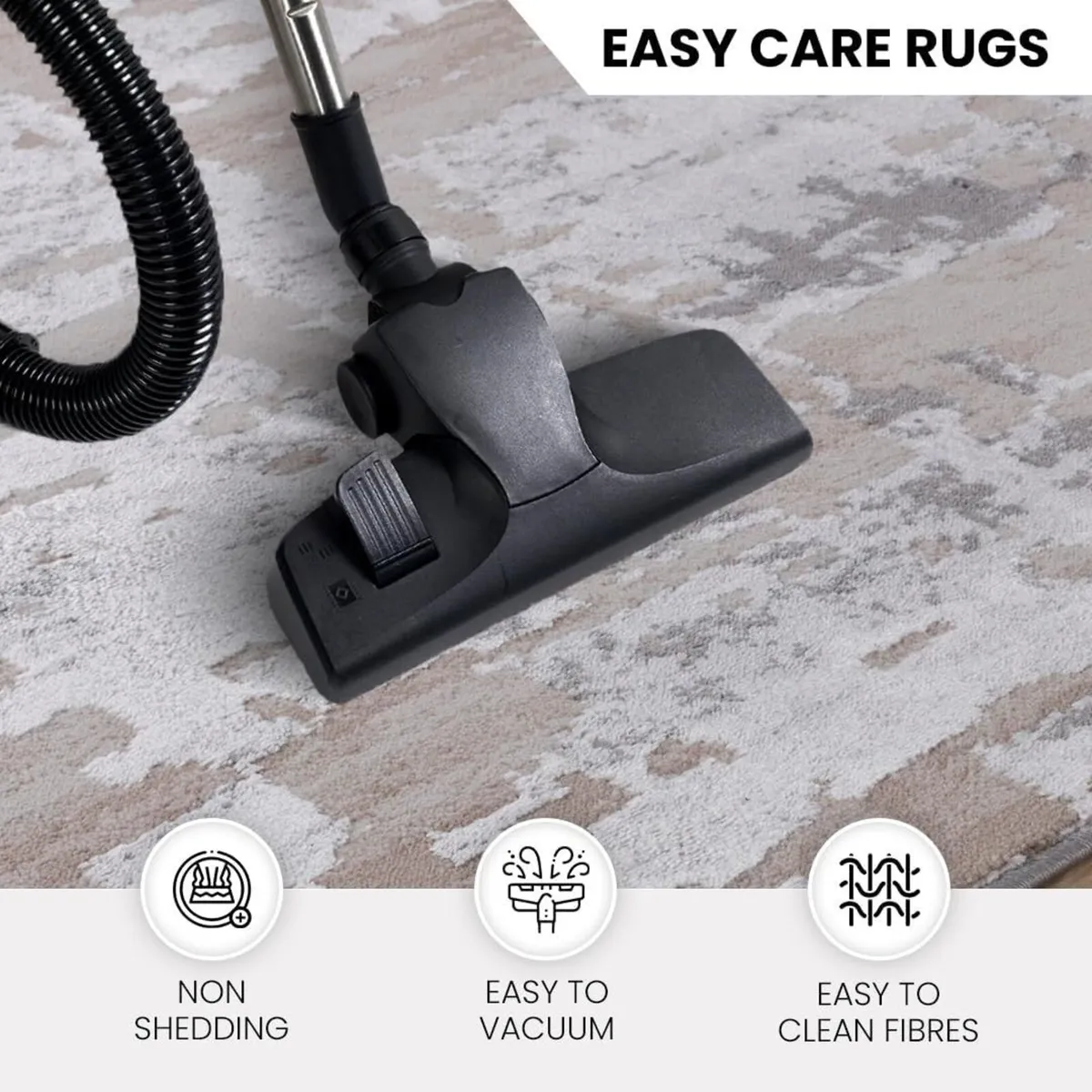 Oujda Abstract Rug - Area Rugs Living Room - Image 2