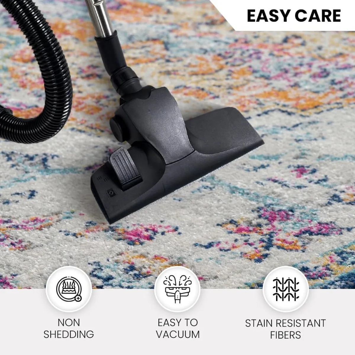 Asmara Vintage Rug for Living Room Dining Kitchen - Image 2