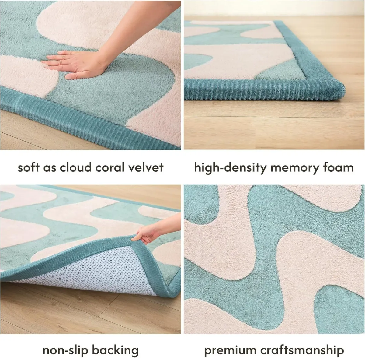 Cloud-soft baby play mat 200x150x2.5cm curved – - Image 3