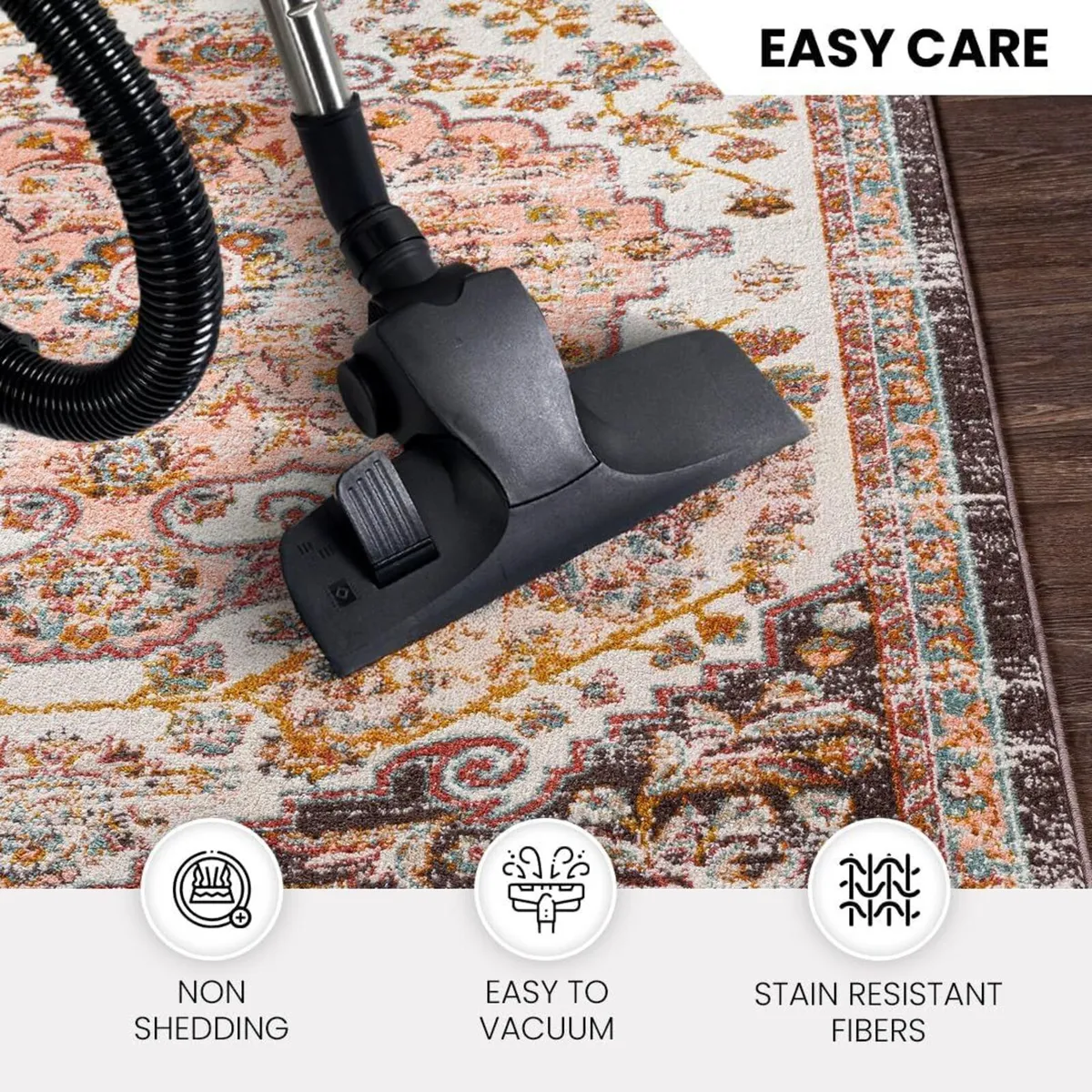 Bray Vintage Rug - Area Rugs Living Room 160x220 - Image 2