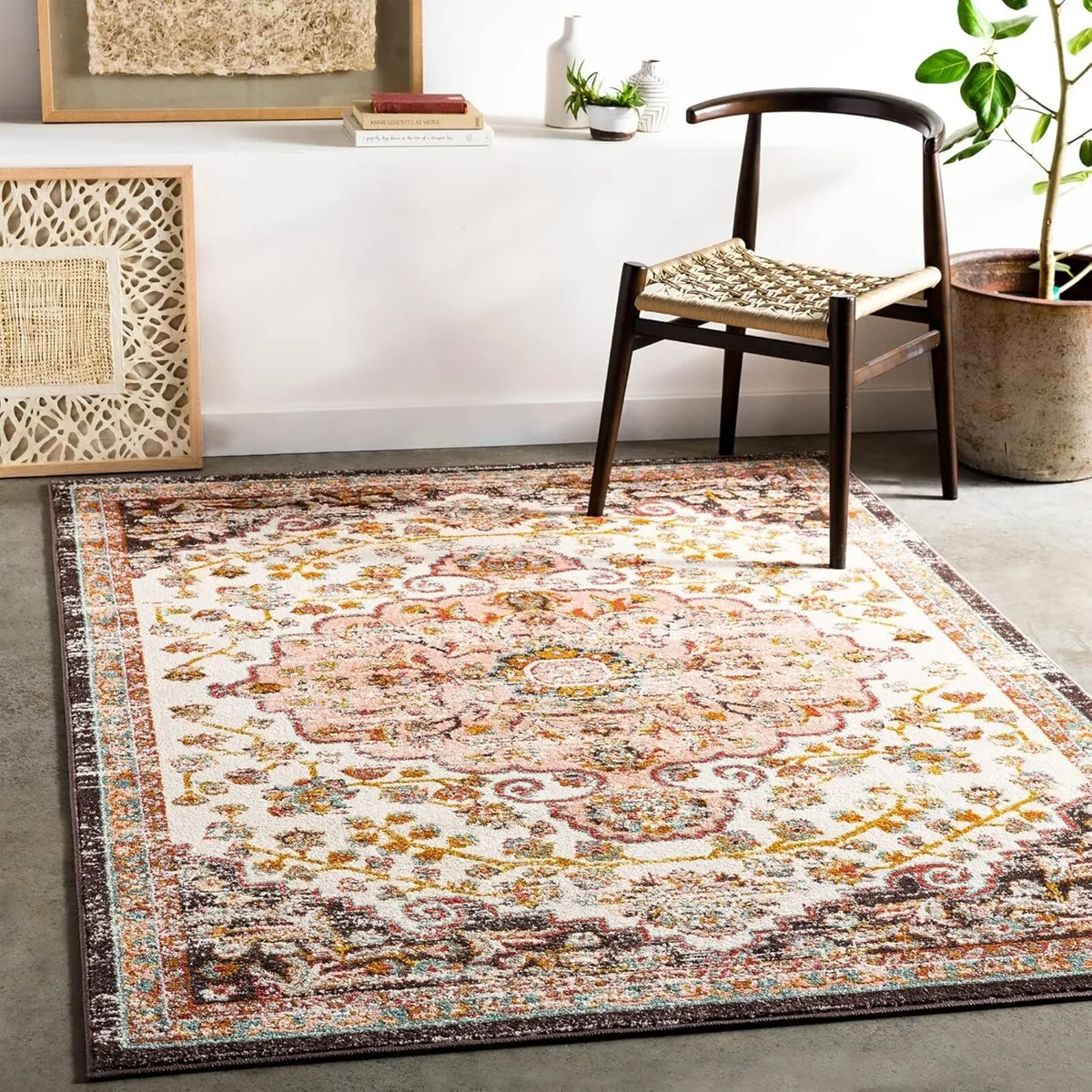 Bray Vintage Rug - Area Rugs Living Room 160x220 - Image 1
