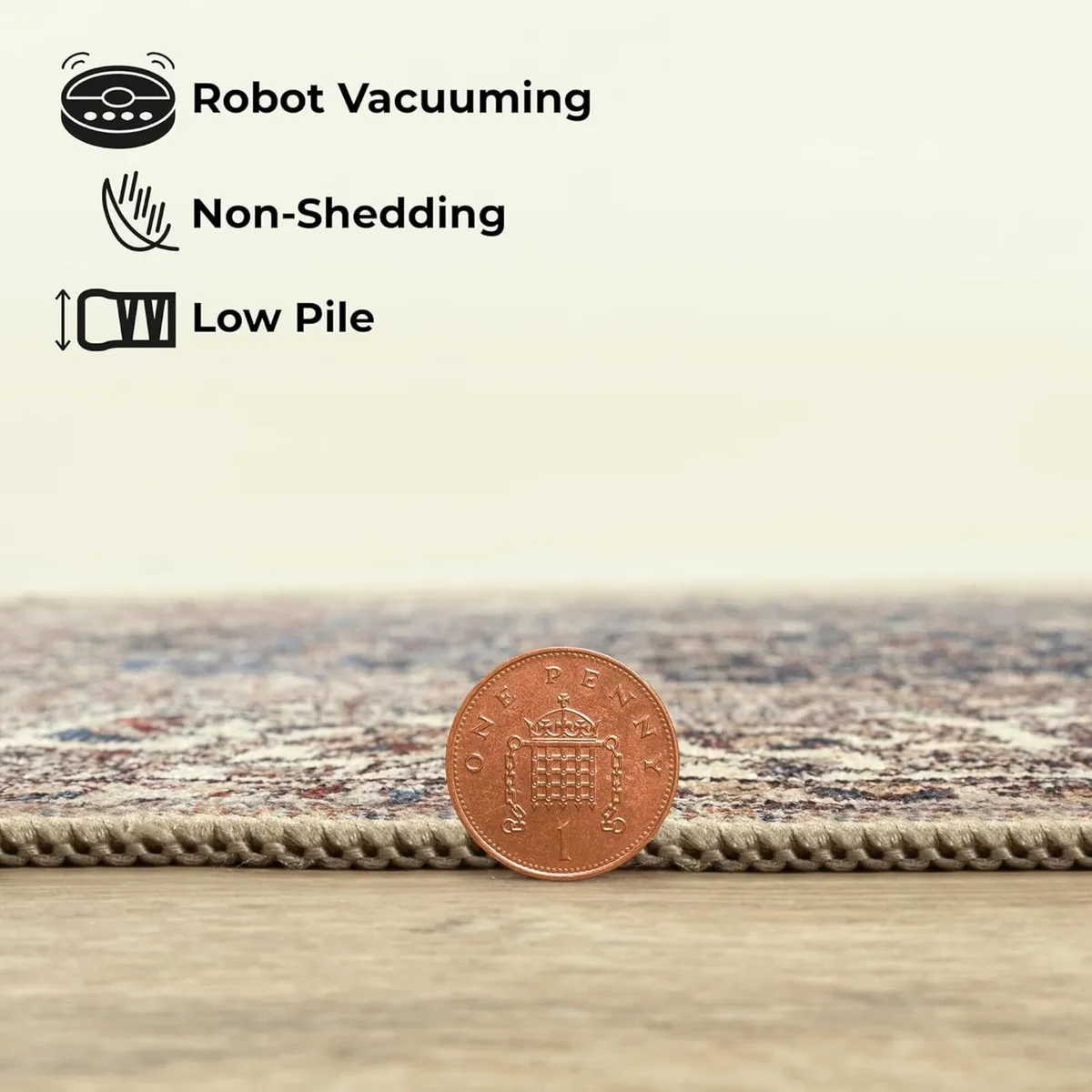 Machine Washable Rug 122x170cm 75% Recycled - Image 4