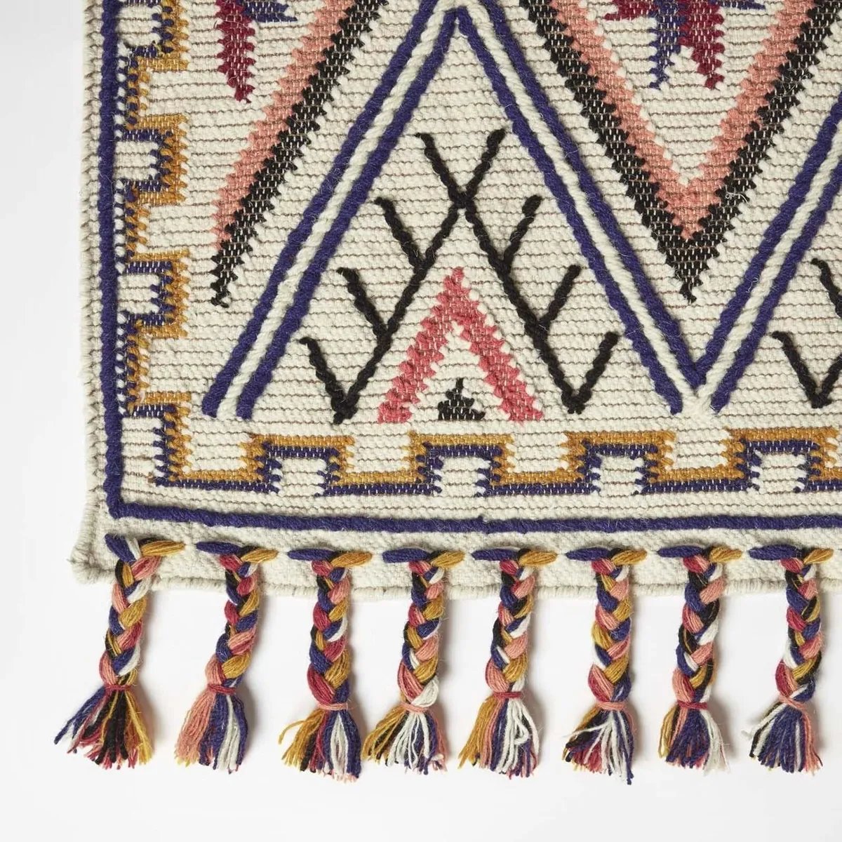 Multi Colour Handwoven Kilim Rug 120 x 170 cm - Image 3