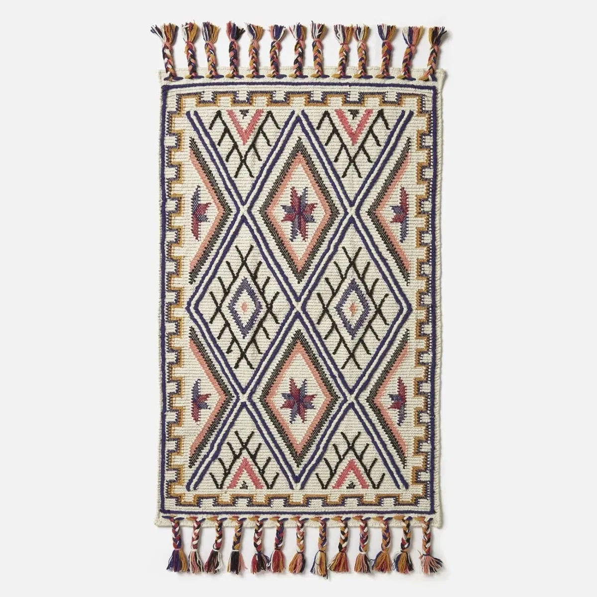 Multi Colour Handwoven Kilim Rug 120 x 170 cm - Image 2