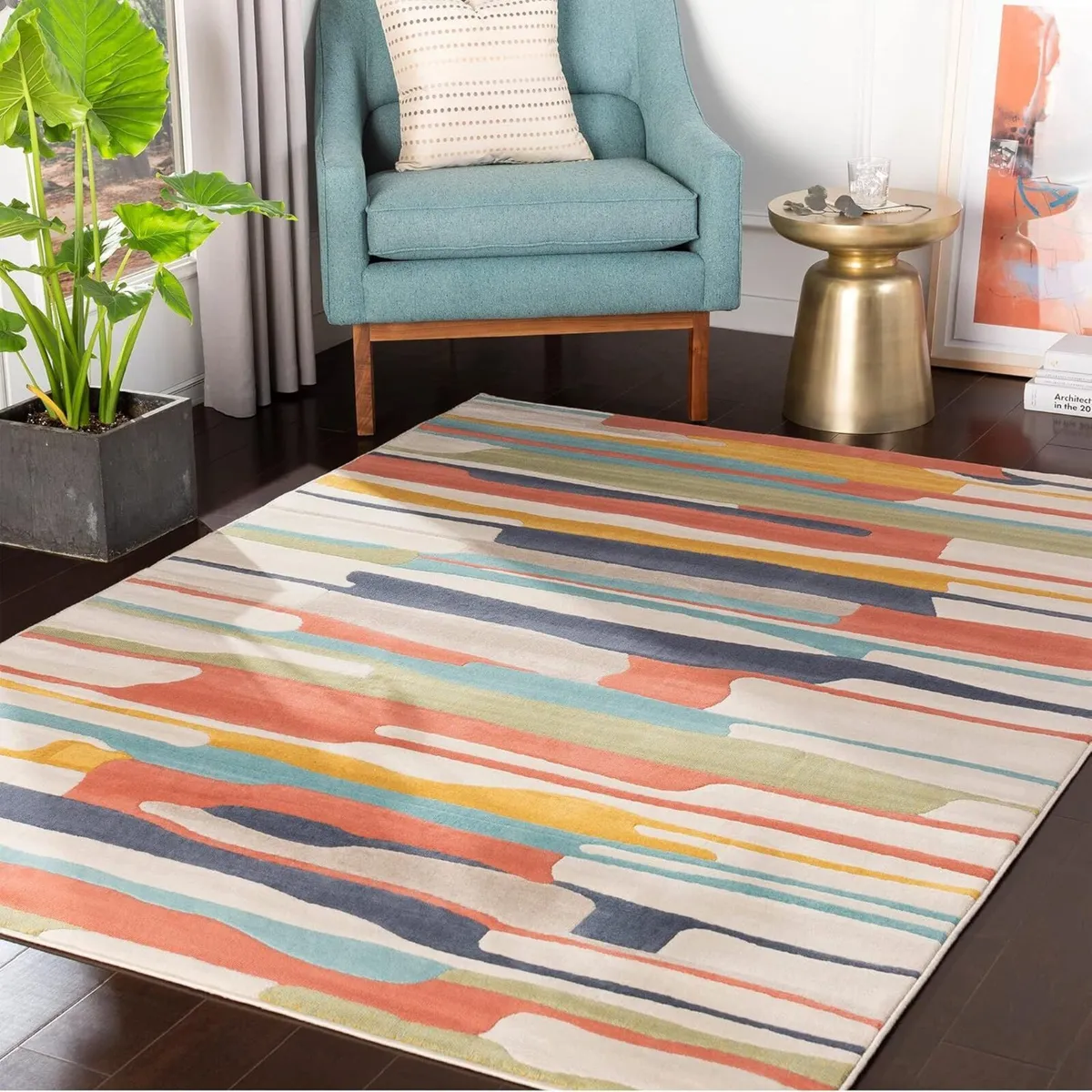 Atlanta Geometric Rug – Scandi Area for Living - Image 1
