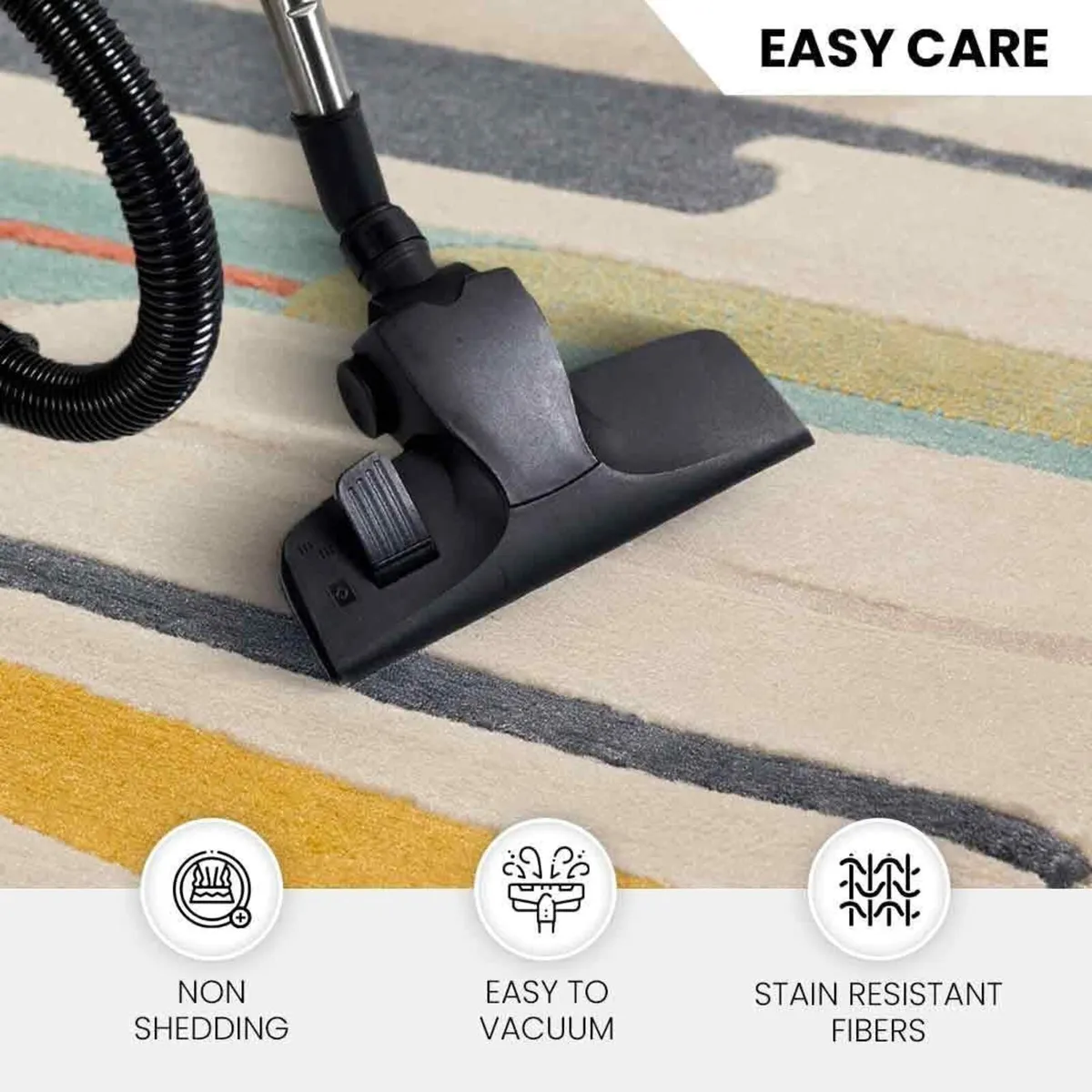 Atlanta Geometric Rug – Scandi Area for Living - Image 2