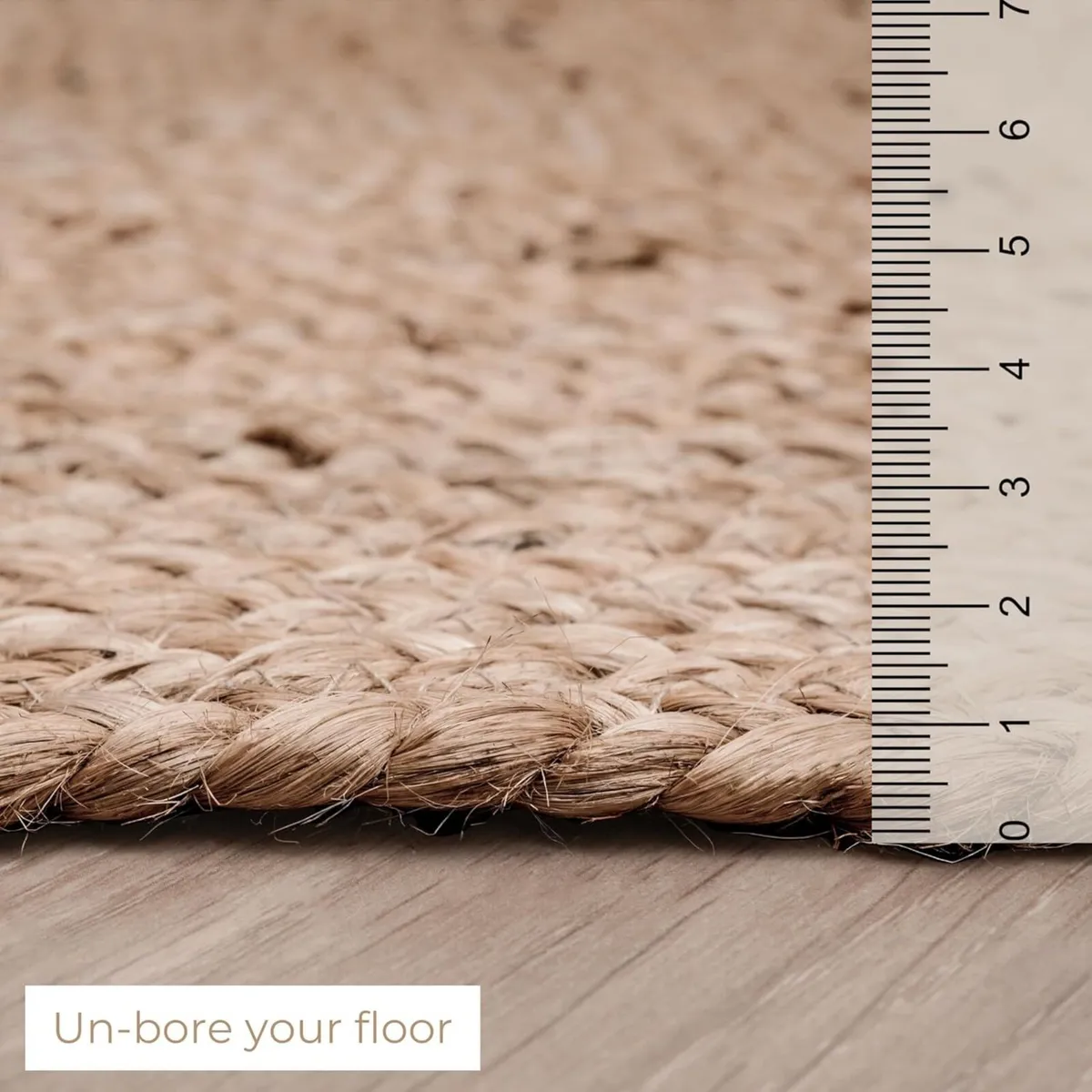 Large Jute Rug Handwoven Reversible Rigo Farmhouse - Image 2