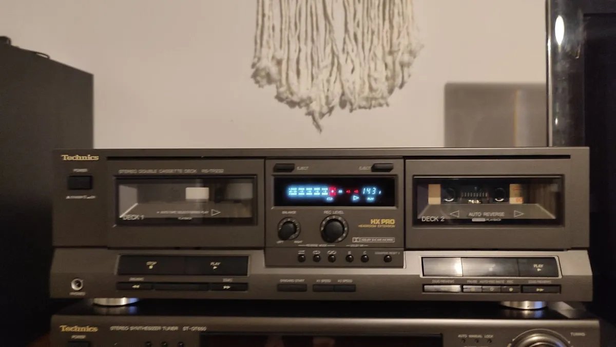 Technics RS-TR232 Double Cassette Deck. VGC - Image 3