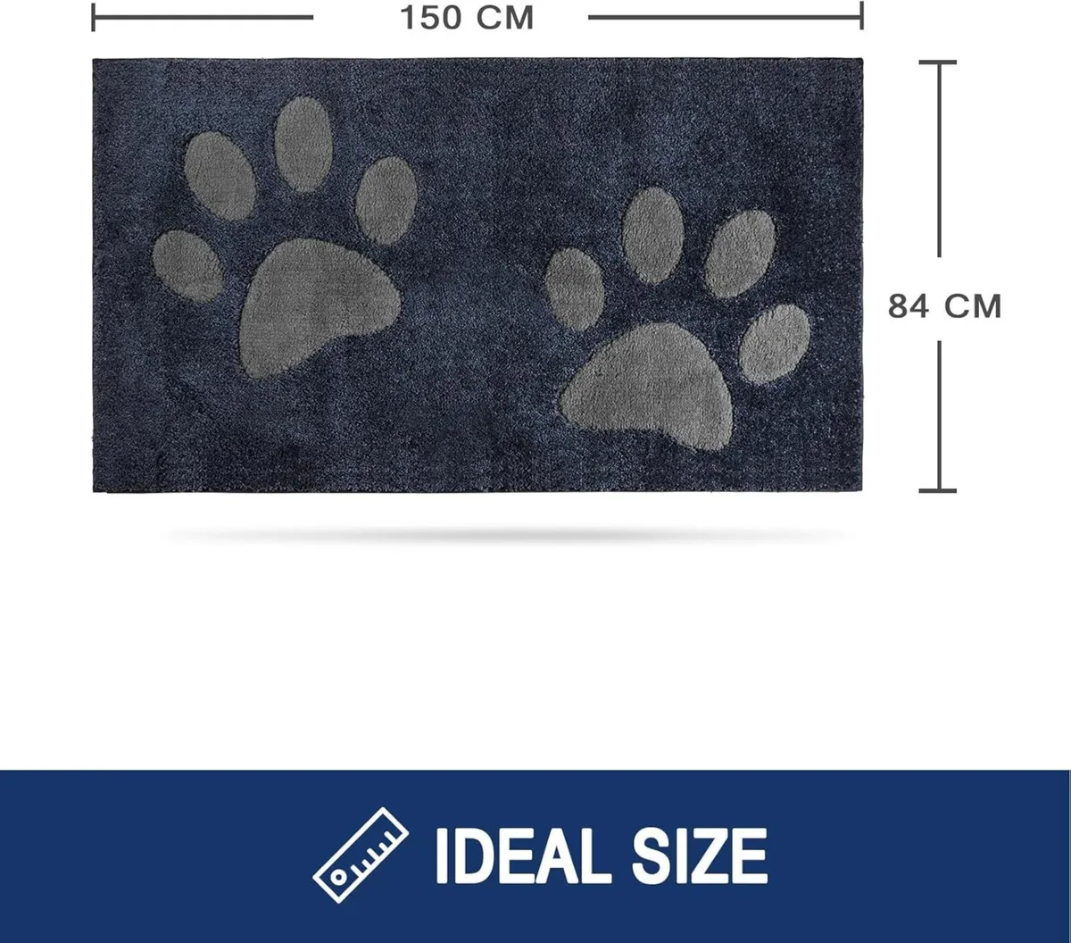 Dirt Trapper Indoor Door Mat 84 x 150 cm Washable - Image 2
