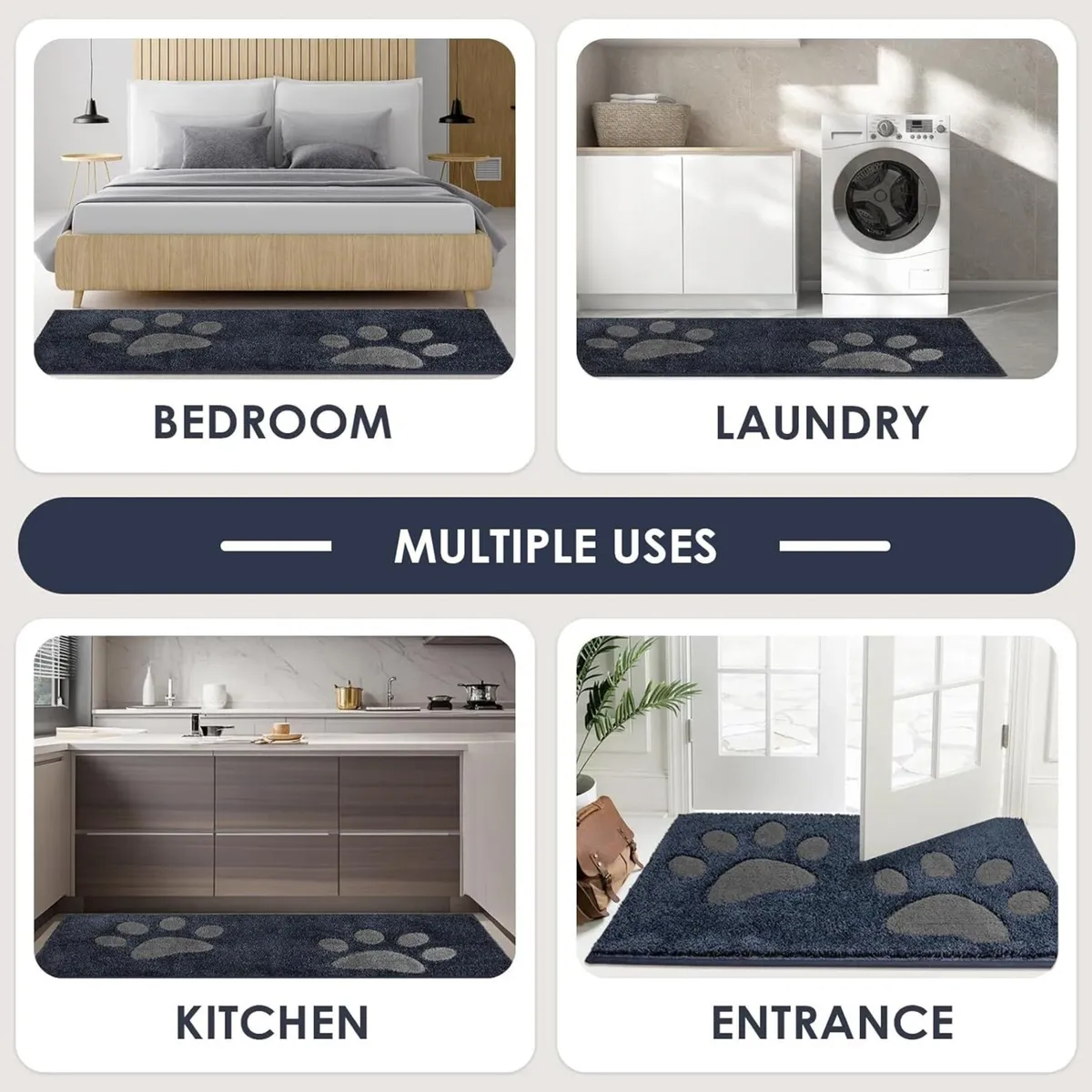 Dirt Trapper Indoor Door Mat 84 x 150 cm Washable - Image 4