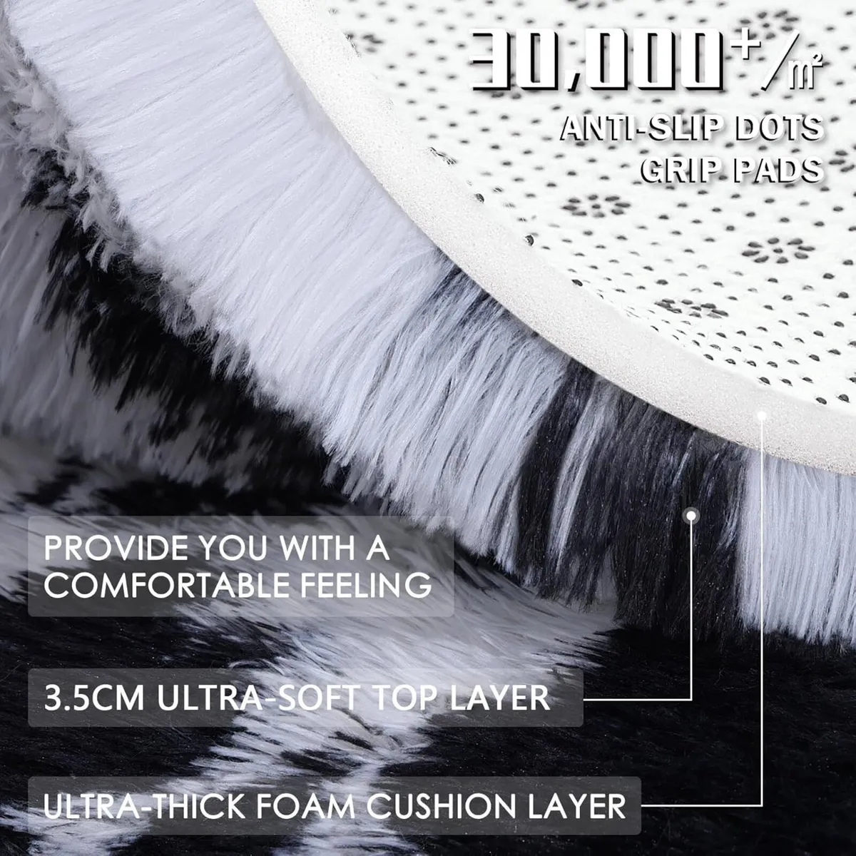 Rugs Living Room 240x340cm Area for Bedroom - Image 3