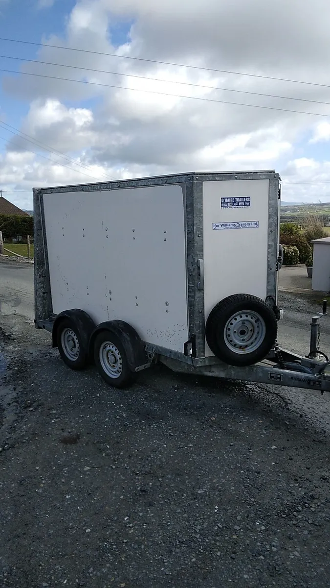 IVOR WILLIAMS 8X4 BOX TRAILER - Image 2