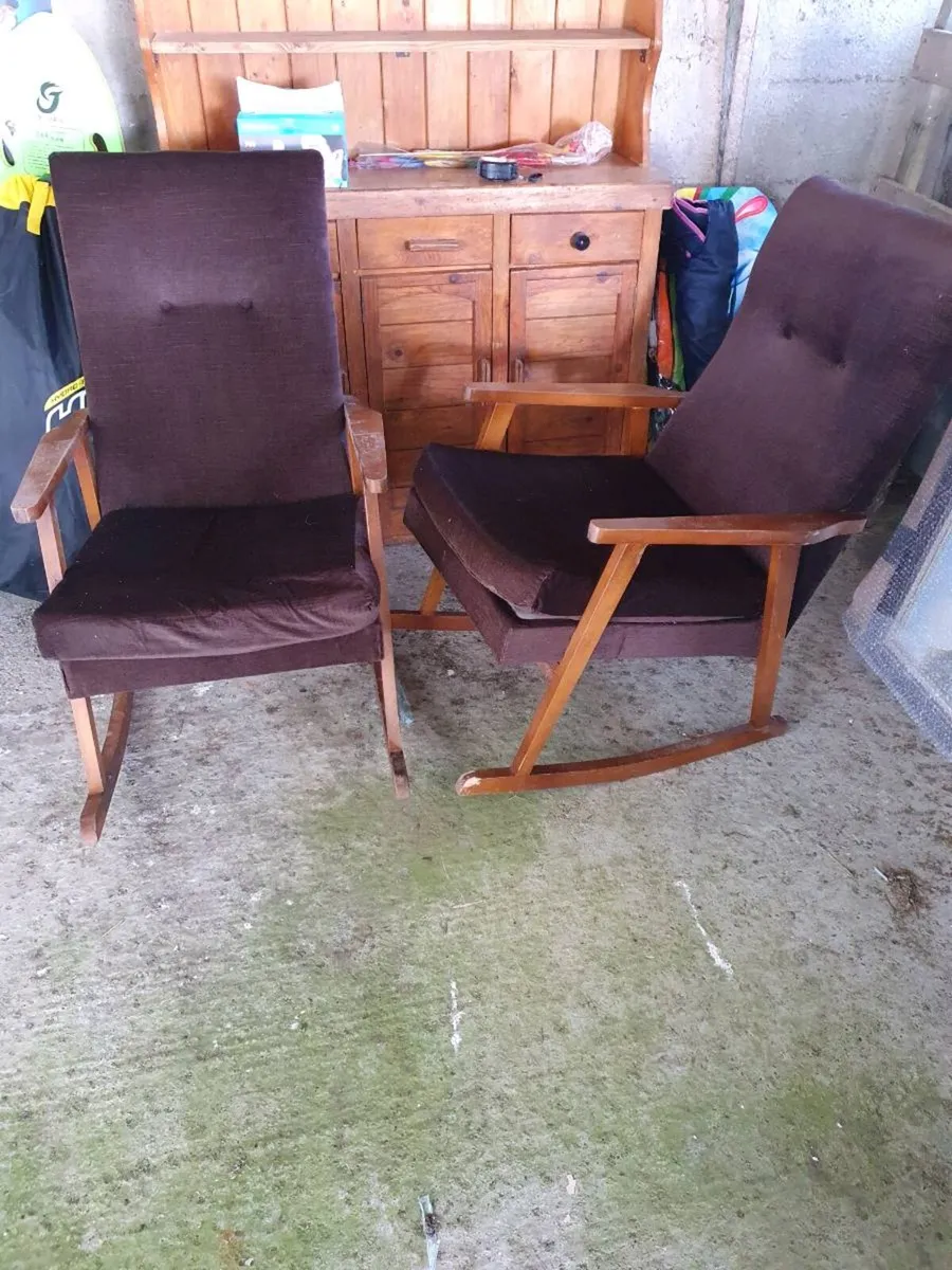 Vintage Rocking Chair pair - Image 1