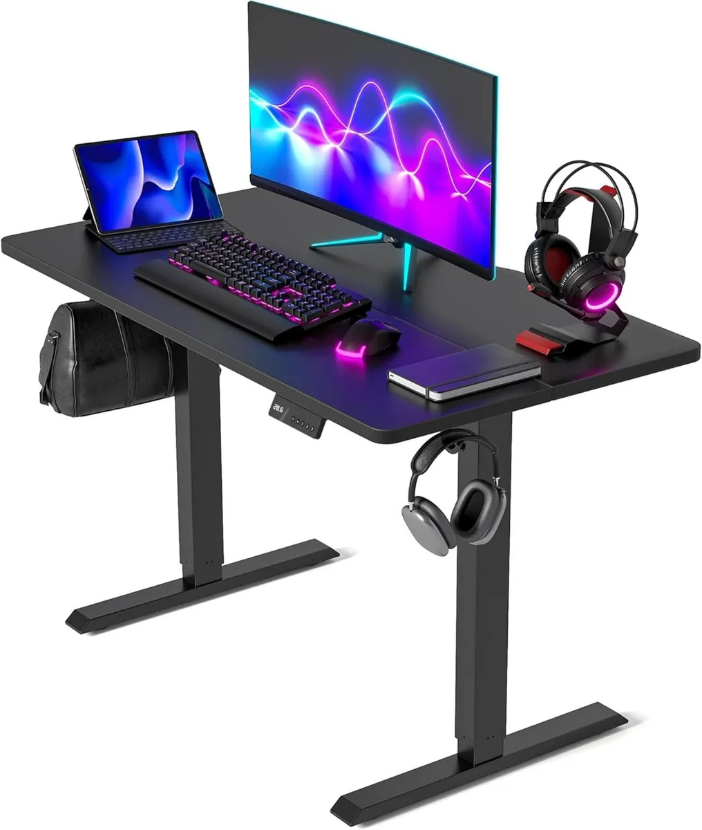 Electric Standing Desk For Gaming 100 x 60 cm - Image 1
