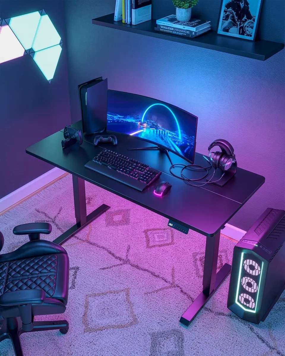 Electric Standing Desk For Gaming 100 x 60 cm - Image 2
