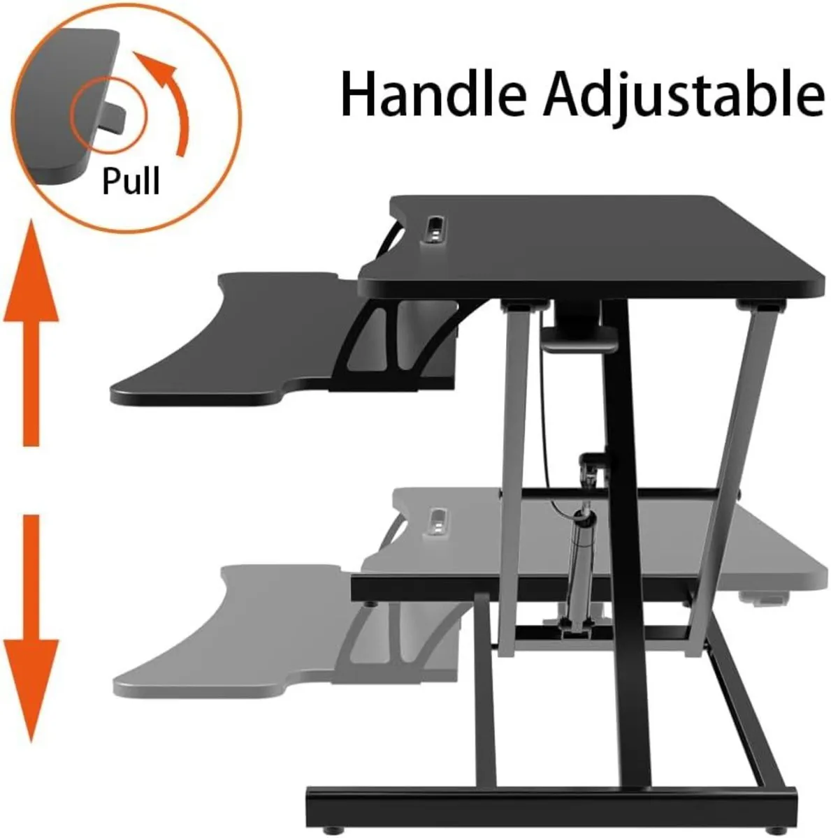 Standing 80cm Desk Converter - Ergonomic Sit-Stand - Image 4